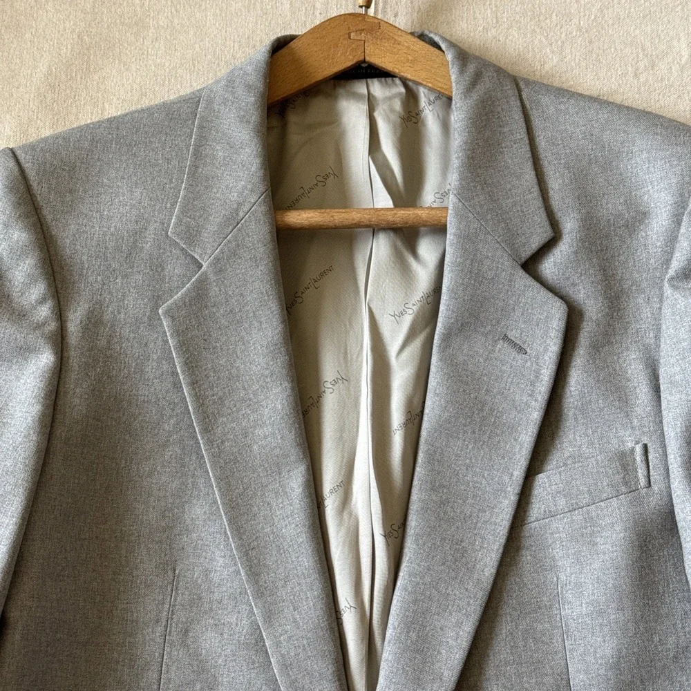 Yves Saint Laurent YSL Men's Vintage Blazer jacket  Made in France Size 40R